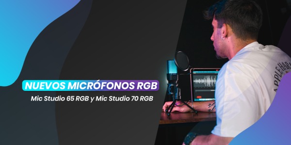 WOXTER REVOLUCIONA EL MUNDO DEL SONIDO CON SU INNOVADORA GENERACIÓN DE MICRÓFONOS RGB